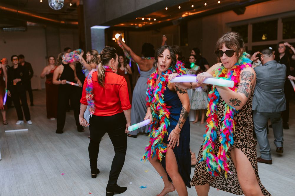Wedding attendees dance the night away at THE101.