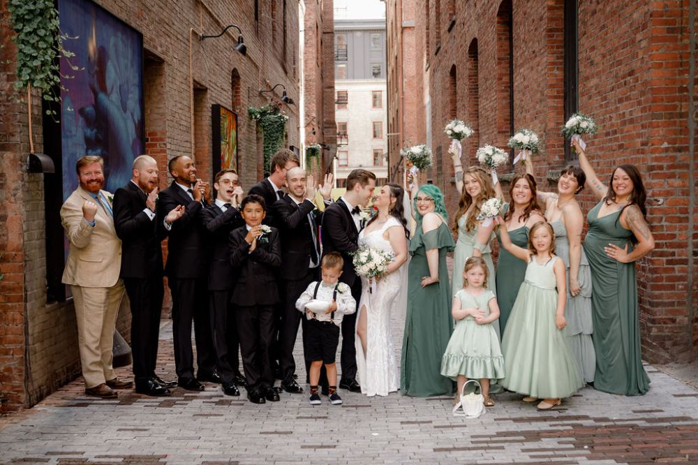 Wedding party photos