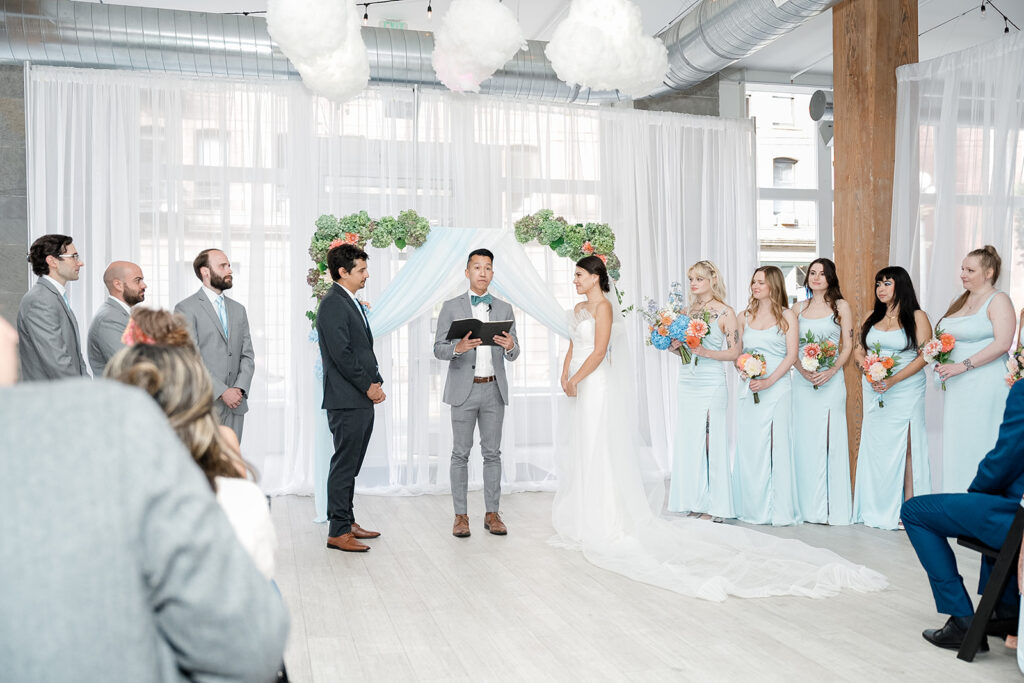 Wedding ceremony at THE 101