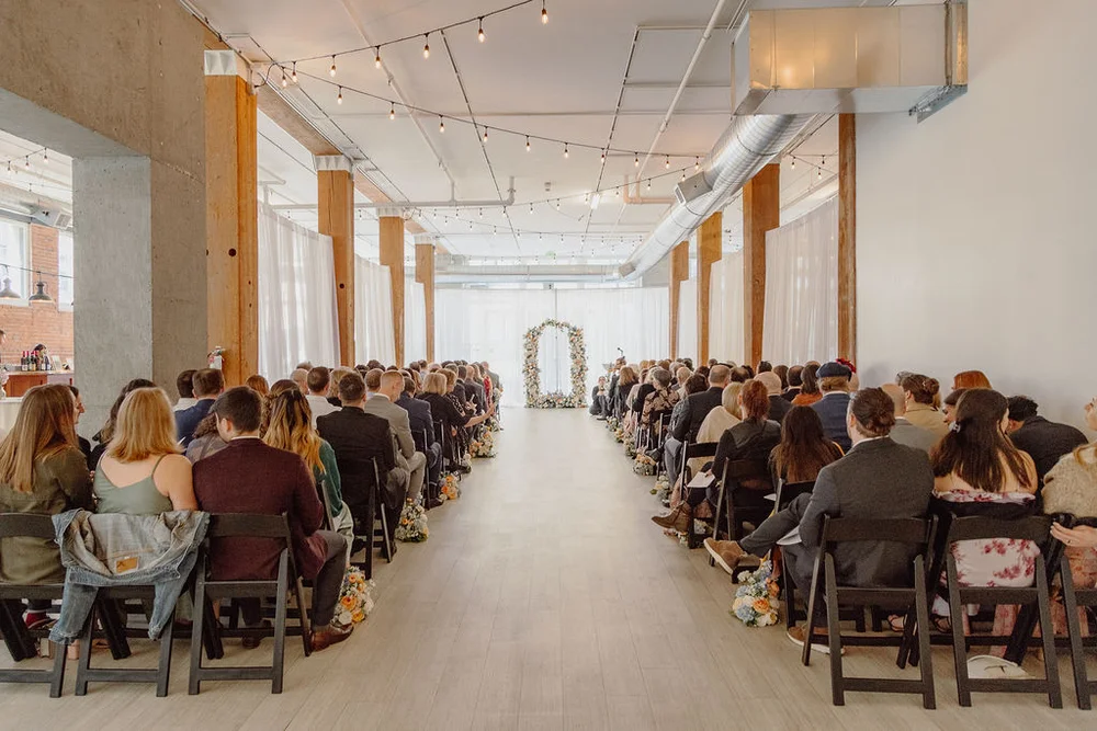 Ceremony setup at THE 101 in Seattle