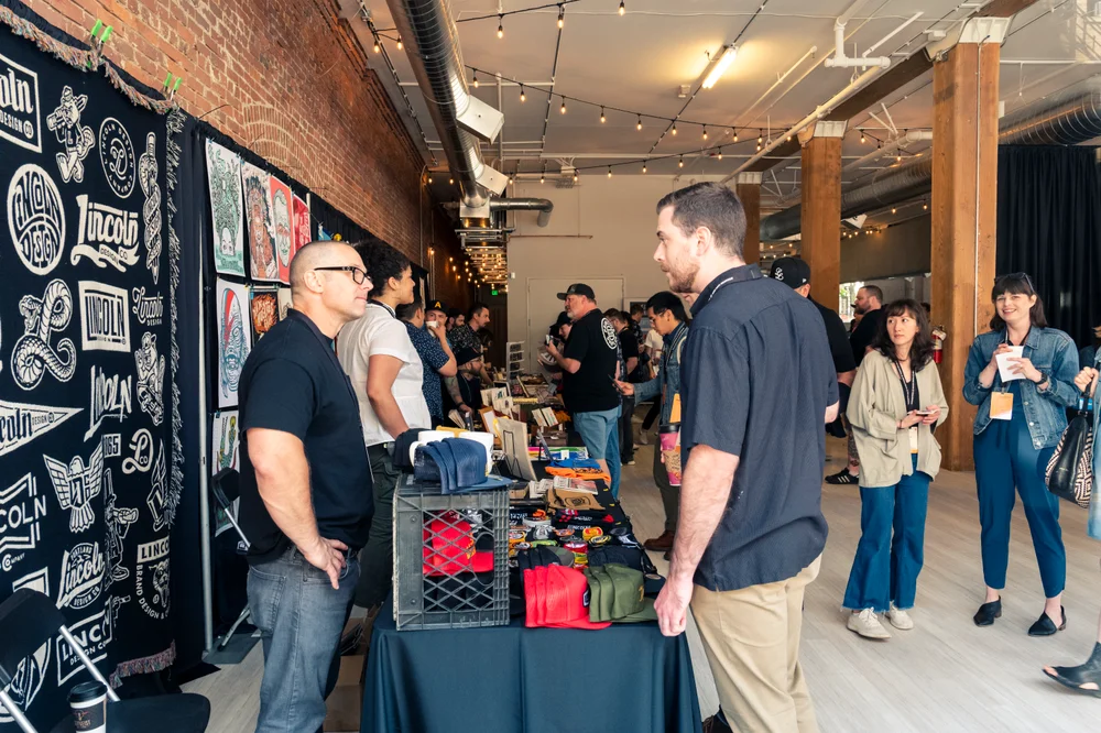 Holiday market popup event at THE 101 in Seattle.