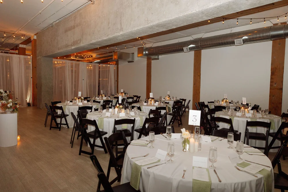 Wedding reception inside THE 101 in Seattle, WA